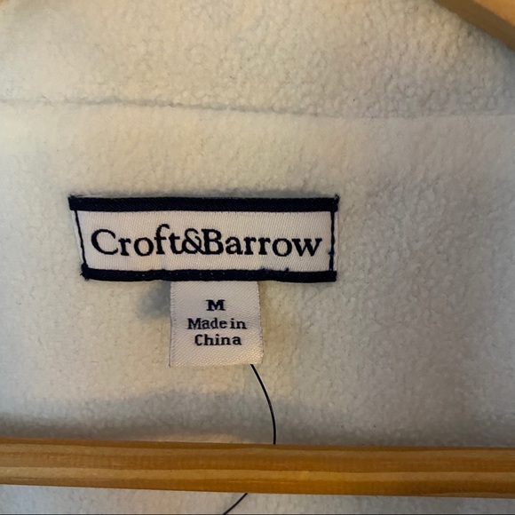 CROFT & BARROW Womens vest M Fleece inside NWT - Picture 8 of 11